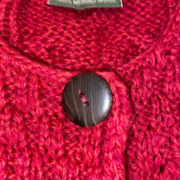 Carraigdonn Women's Cardigan 100% Merino Wool Medium - Picture 5 of 8